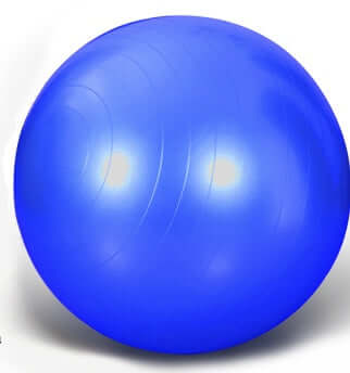 Yoga Hip-thickening Ball thick explosion-proof children's ball pat ball yoga ball Pilates ball in blue color