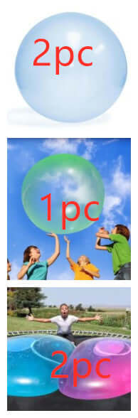 Big Inflatable Ball Children's Toy Elastic Ball Water Ball Bubble Ball Inflatable Ball collection with various sizes.