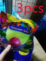 Big Inflatable Ball Children's Toy Elastic Ball Water Ball Bubble Ball Inflatable Ball pack of 3 colorful balls.