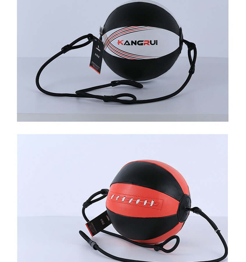 Boxing speed ball Training reaction ball Boxing ball Boxing reaction ball with dual color design and attached elastic straps.