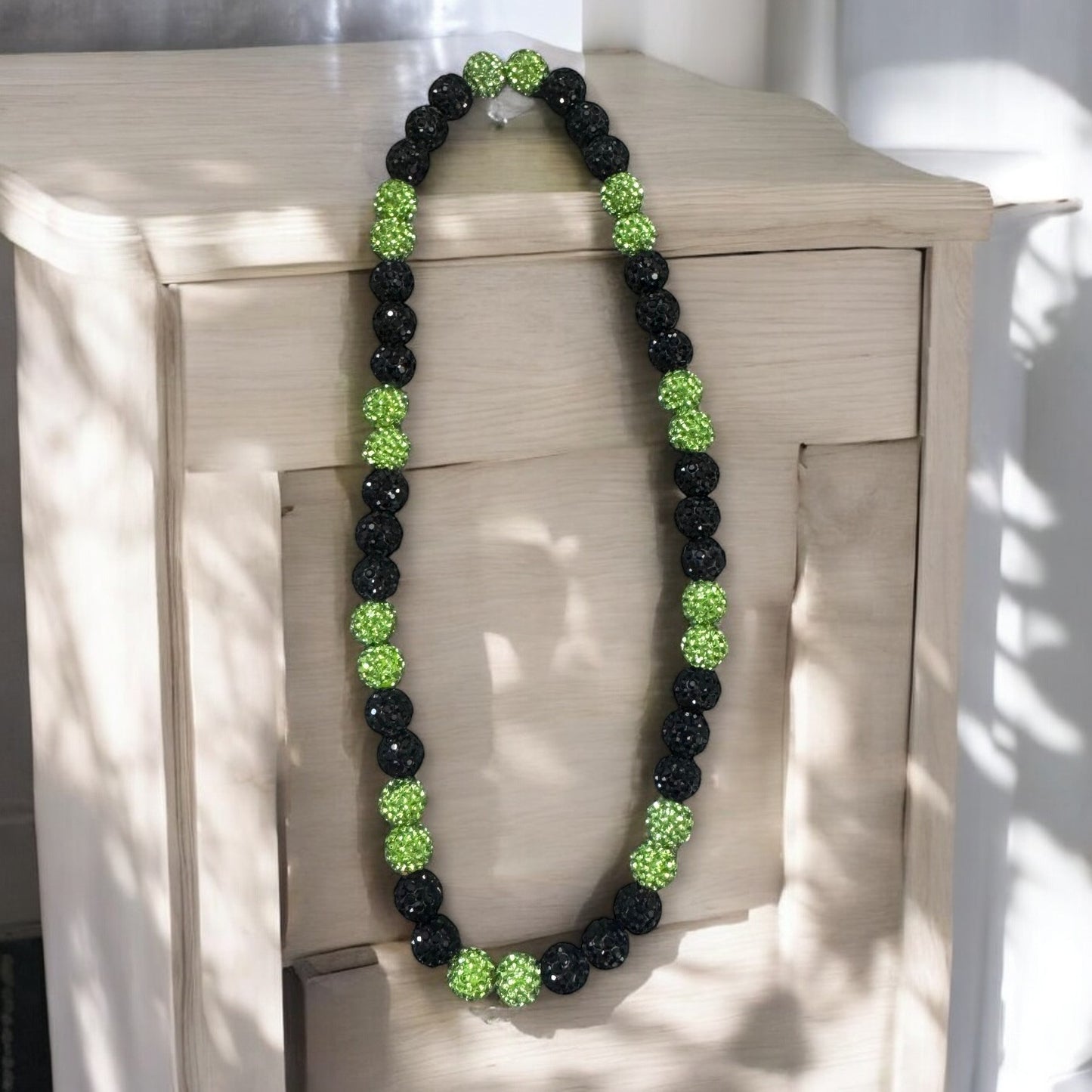 Outfield Green 16" Unisex Baseball Necklace