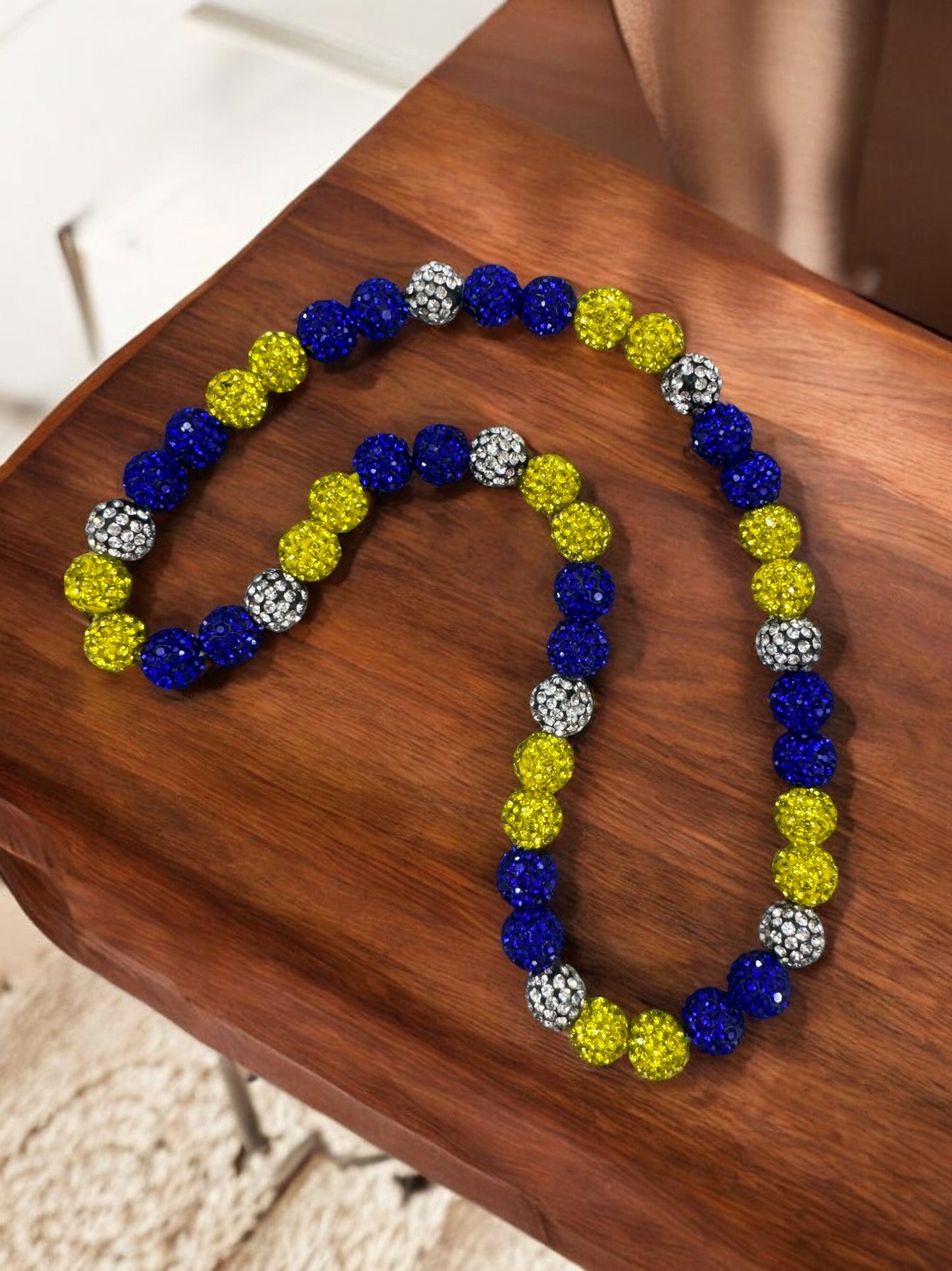 All-Star Glow Yellow Blue - 16" Unisex Baseball