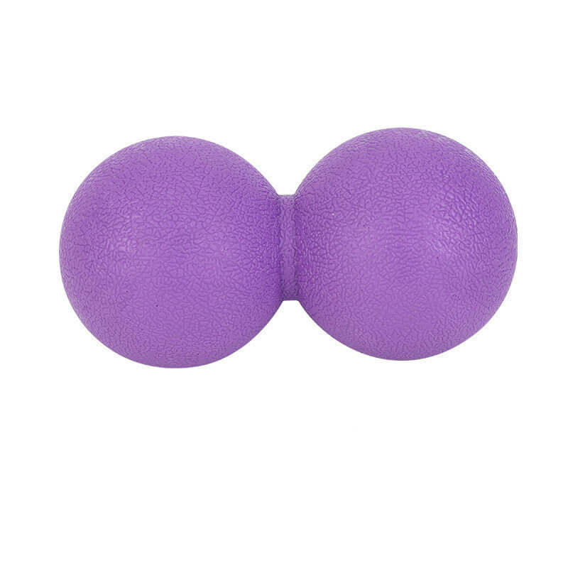 Deep Muscle Relaxation Ball Fascia Ball Hockey Point Massage Ball Massage Healing Fitness Ball Massage Ball Peanut Ball in purple.