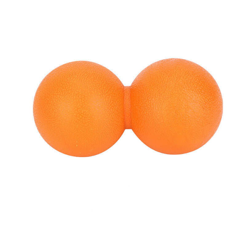 Deep Muscle Relaxation Ball Fascia Ball Hockey Point Massage Ball Massage Healing Fitness Ball Massage Ball Peanut Ball in orange.