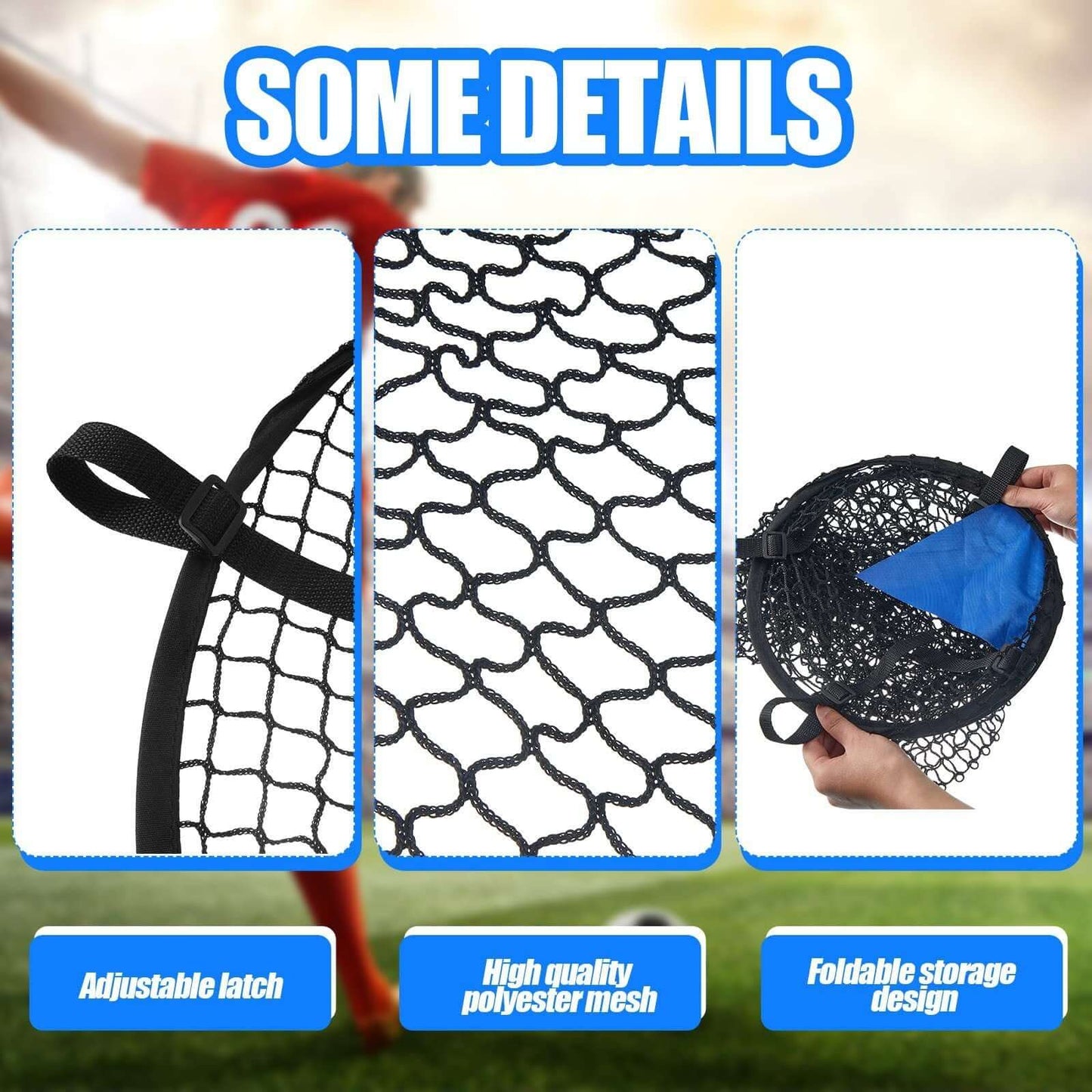 1PC Soccer Training Equipment Soccer Goal Target Corner Target For Shooting Training Practice Shooting Target Goals Net Football details.
